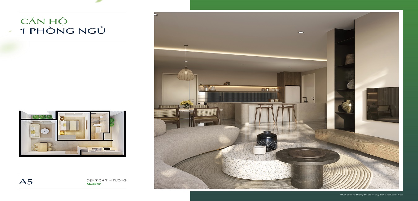 MB Căn hộ A5 - 1PN MB Căn hộ A5 - 1PN