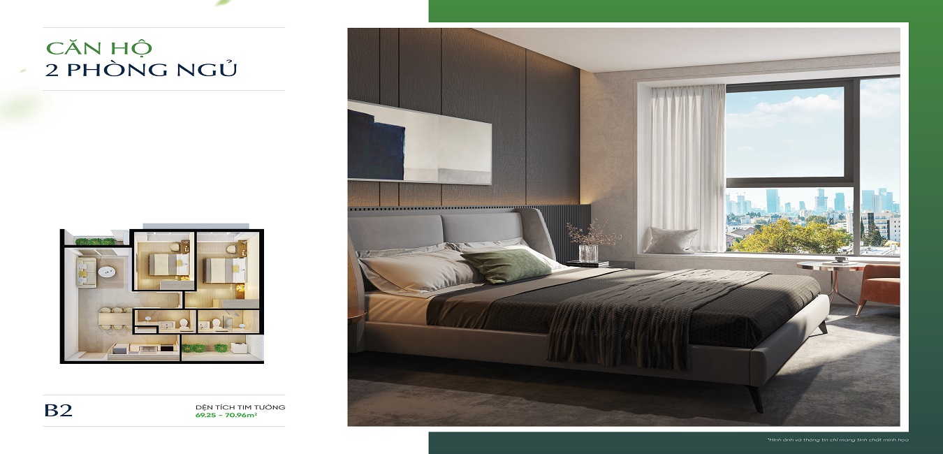 MB Căn hộ B2 - 2PN MB Căn hộ B2 - 2PN