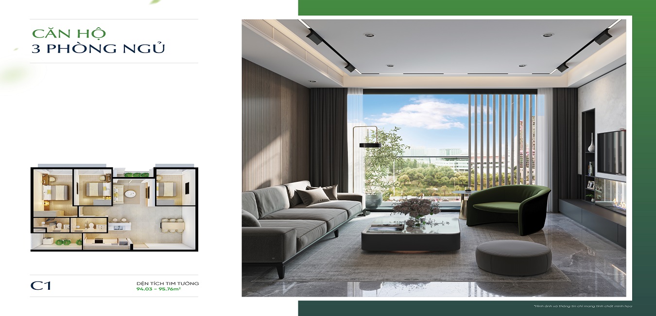 MB Căn hộ C1 - 3PN MB Căn hộ C1 - 3PN