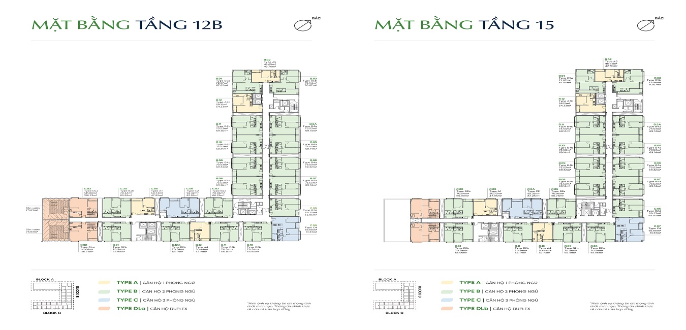 Tầng 12B, 15 Tầng 12B, 15