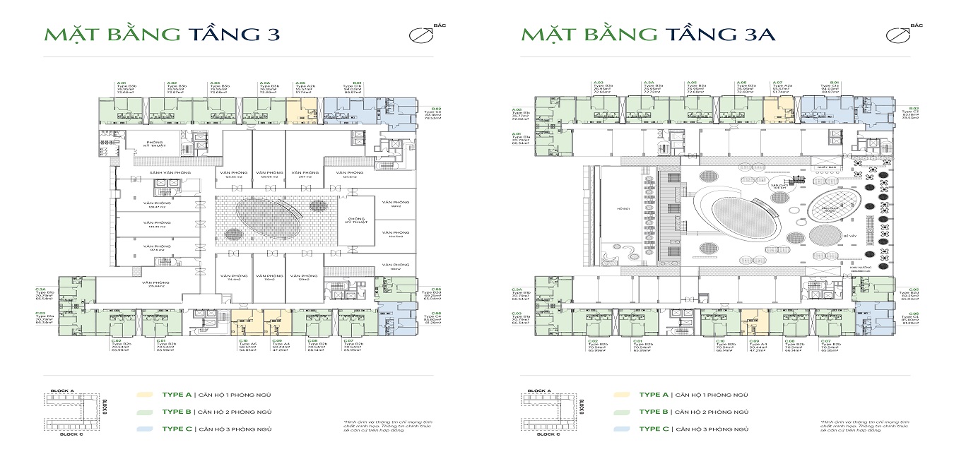 Tầng 3, 3A Tầng 3, 3A